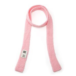 9528 Cute Solid Color Neckerchief For Women- Knitted Fashion Scarf Y2k
